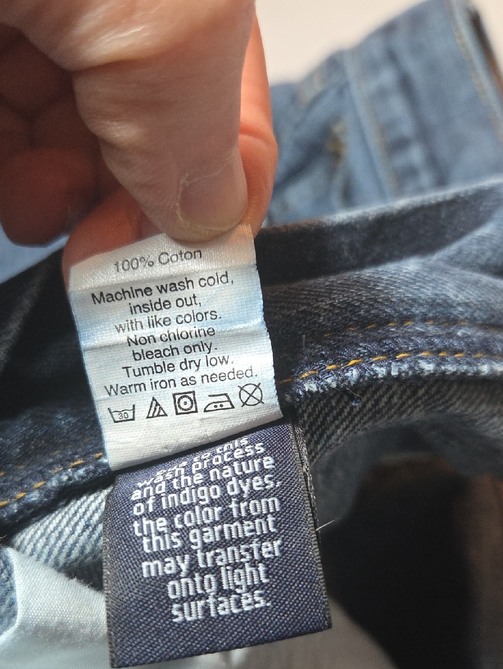 J. Crew The Driggs 100% Cotton Straight Leg Jeans Size 34 - Picture 9 of 10